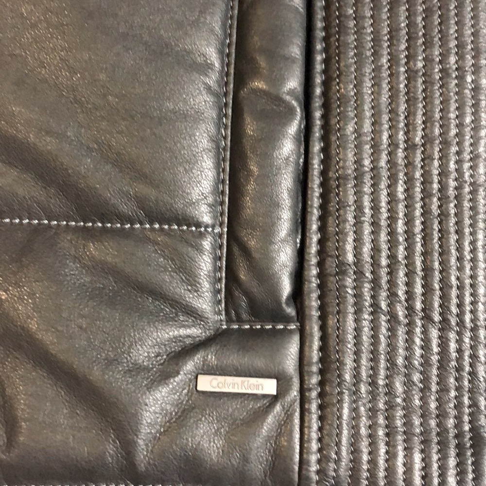 Calvin Klein Leather Jacket - Picture 7 of 15